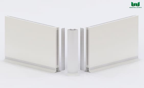 Pannelli per camere bianche WONCLEAN in alluminio a nido d'ape: la scelta ideale per stabilità e pulizia superiori.
