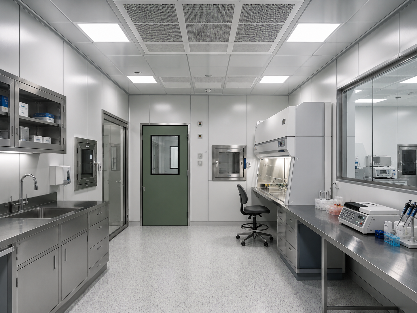 Stanza campione dell'ospedale